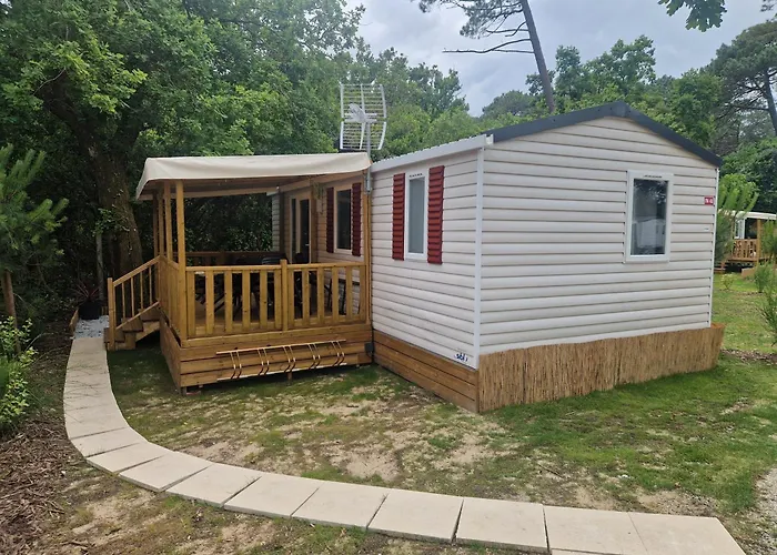 Mobil'home Confort Campingplatz Lège-Cap-Ferret
